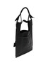 Detail View - Click To Enlarge - BEAUTIFUL PEOPLE - Extra Large Bandage Handle Shrink Leather Market Bag