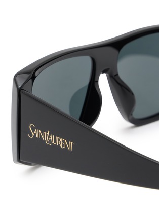 Detail View - Click To Enlarge - SAINT LAURENT - Recycled Acetate Square Sunglasses