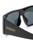 Detail View - Click To Enlarge - SAINT LAURENT - Recycled Acetate Square Sunglasses