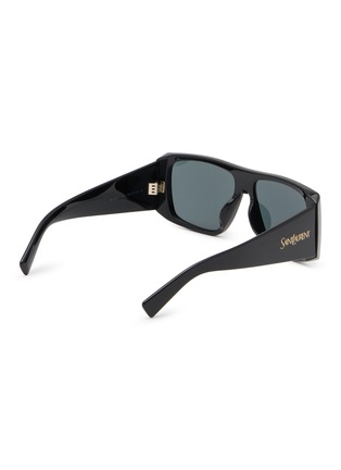 Figure View - Click To Enlarge - SAINT LAURENT - Recycled Acetate Square Sunglasses