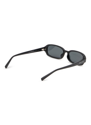 Figure View - Click To Enlarge - SAINT LAURENT - Recycled Acetate Rectangular Sunglasses