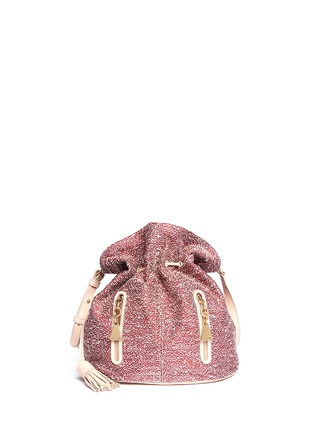 Main View - Click To Enlarge - SEE BY CHLOÉ - Cherry tweed bucket bag