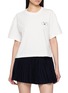 LACOSTE Cropped Logo Patch T-Shirt