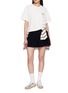 Figure View - Click To Enlarge - LACOSTE - Cropped Logo Patch T-Shirt