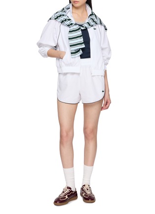 Figure View - Click To Enlarge - LACOSTE - Contrast Piping Running Shorts