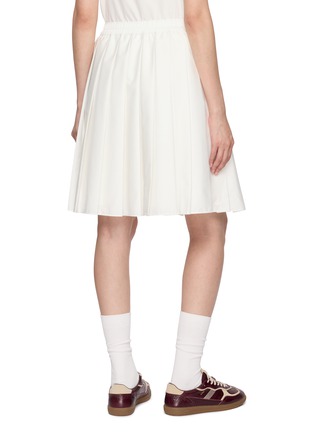 Back View - Click To Enlarge - LACOSTE - Elasticated Pleated Tennis Skirt