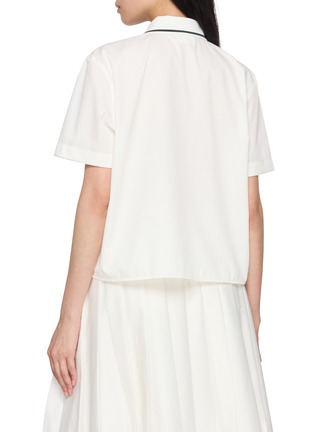 Back View - Click To Enlarge - LACOSTE - Tennis Logo Patch Shirt