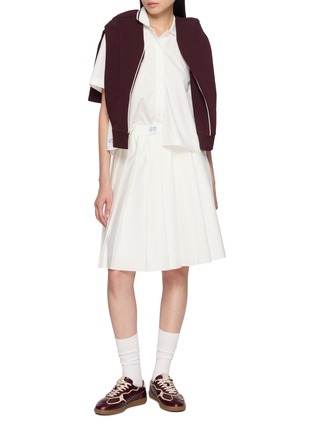 Figure View - Click To Enlarge - LACOSTE - Tennis Logo Patch Shirt