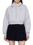 LACOSTE Oversized Cropped Hoodie