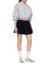 Figure View - Click To Enlarge - LACOSTE - Oversized Cropped Hoodie