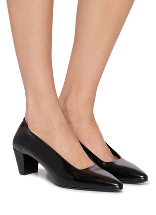 Figure View - Click To Enlarge - JUDE - Bonnie 55 Leather Pumps