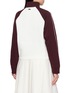 Back View - Click To Enlarge - LACOSTE - Contrast Raglan Sleeve Sweatshirt
