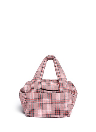 Back View - Click To Enlarge - SEE BY CHLOÉ - 'Joy Rider' small plaid puffer bag