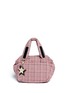 Main View - Click To Enlarge - SEE BY CHLOÉ - 'Joy Rider' small plaid puffer bag