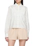 LACOSTE Logo Striped Cotton Shirt