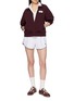 Figure View - Click To Enlarge - LACOSTE - Collared Contrast Piping Zip Up Jacket