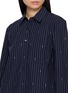  - LACOSTE - Logo Striped Cotton Shirt