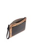 Detail View - Click To Enlarge - TIME'S ARROW - 'Ishi' metallic leather wristlet