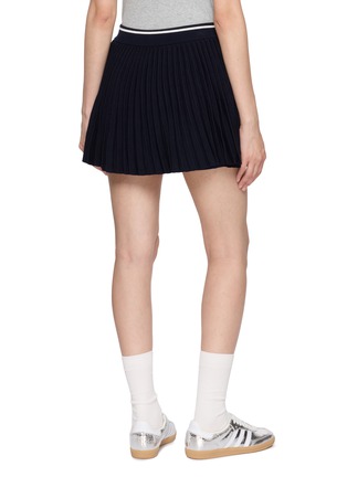 Back View - Click To Enlarge - LACOSTE - Pleated Tennis Mini Skirt