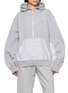 DISCOVERED X Champion Stud Embellished Panel Sweat Hoodie