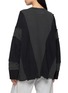 Back View - Click To Enlarge - DISCOVERED - Spliced Long Sleeve Band T-Shirt