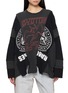 DISCOVERED Spliced Long Sleeve Band T-Shirt