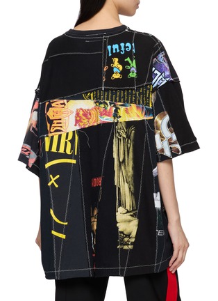 Back View - Click To Enlarge - DISCOVERED - Patchwork Band T-Shirt
