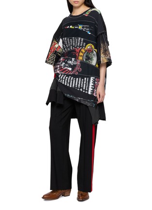 Figure View - Click To Enlarge - DISCOVERED - Patchwork Band T-Shirt