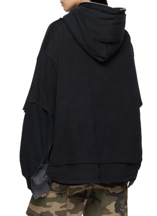 Back View - Click To Enlarge - DISCOVERED - Spliced Band T-Shirt Hoodie