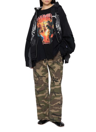 Figure View - Click To Enlarge - DISCOVERED - Spliced Looping Thread Band T-Shirt