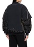 Back View - Click To Enlarge - DISCOVERED - Band Tee Layered MA-1 Blouson