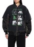 DISCOVERED Band Tee Layered MA-1 Blouson