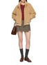 Figure View - Click To Enlarge - DUNST - Boa Fleece Unisex Blouson Jacket