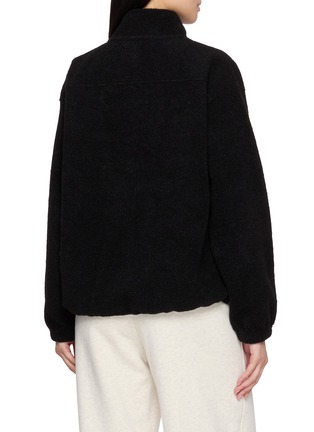 Back View - Click To Enlarge - DUNST - Unisex Quarter Zip Fleece Sweatshirt
