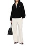 Figure View - Click To Enlarge - DUNST - Unisex Quarter Zip Fleece Sweatshirt