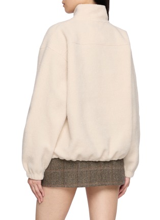 Back View - Click To Enlarge - DUNST - Unisex Quarter Zip Fleece Sweatshirt