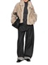 Figure View - Click To Enlarge - DUNST - Cropped Fur Jacket