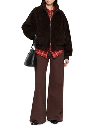 Figure View - Click To Enlarge - DUNST - Boa Fleece Unisex Blouson Jacket