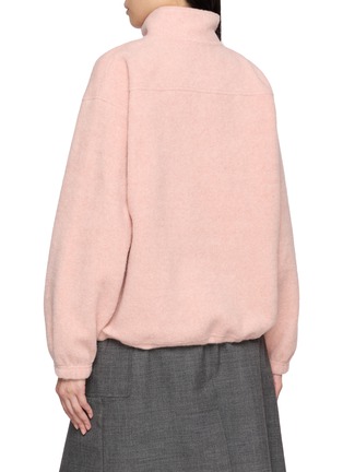 Back View - Click To Enlarge - DUNST - Unisex Quarter Zip Fleece Sweatshirt