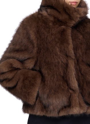  - DUNST - Cropped Fur Jacket
