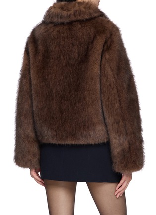 Back View - Click To Enlarge - DUNST - Cropped Fur Jacket