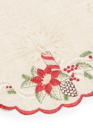 Detail View - Click To Enlarge - OTTO DOTZAUER - Festive Round Placemat