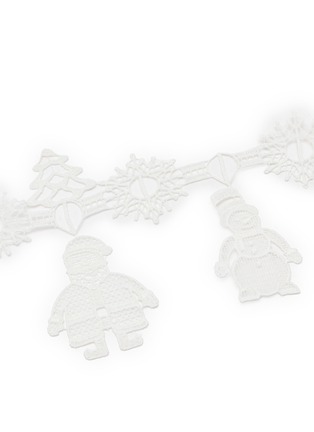 Detail View - Click To Enlarge - OTTO DOTZAUER - Santa Claus Snowman Window Decoration
