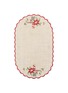 OTTO DOTZAUER Embroidered Oval Placemat