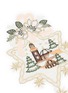 Detail View - Click To Enlarge - OTTO DOTZAUER - Festive Church Scene Window Cling