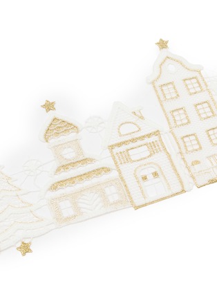 Detail View - Click To Enlarge - OTTO DOTZAUER - Festive Townhouse Pattern Window Decoration