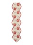 OTTO DOTZAUER Embroidered Poinsettia Table Runner