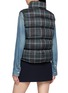 Back View - Click To Enlarge - DUNST - Plaid Goose Down Unisex Vest