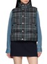 DUNST Plaid Goose Down Unisex Vest