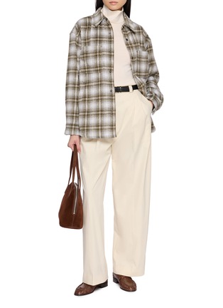 Figure View - Click To Enlarge - DUNST - Flannel Quilted Shirt Jacket